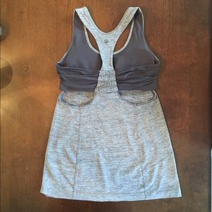 Lululemon Heathered Grey Racerback Tank